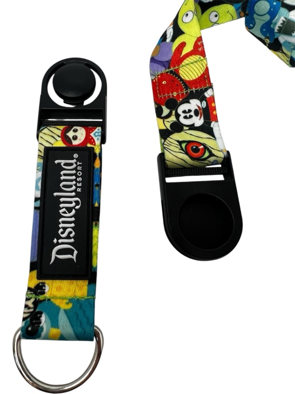 Disneyland Resort Cluttered Vinlmation Pin Trading Lanyard Double Sided Mickey